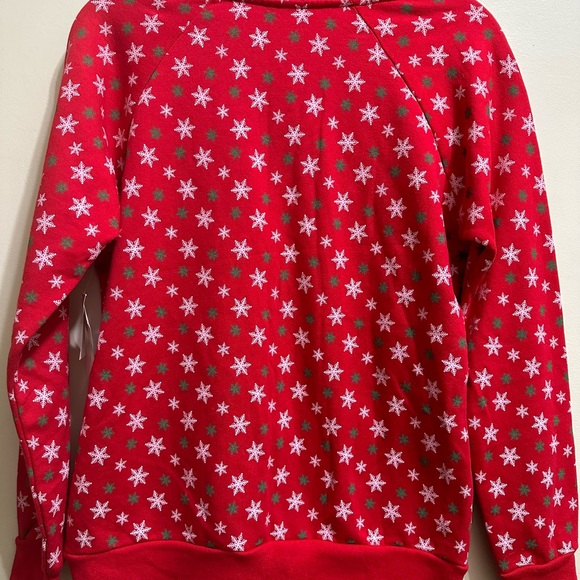 Juniors Disney Mickey hHappy Holidays Christmas Light up Sweatshirt - Picture 4 of 4